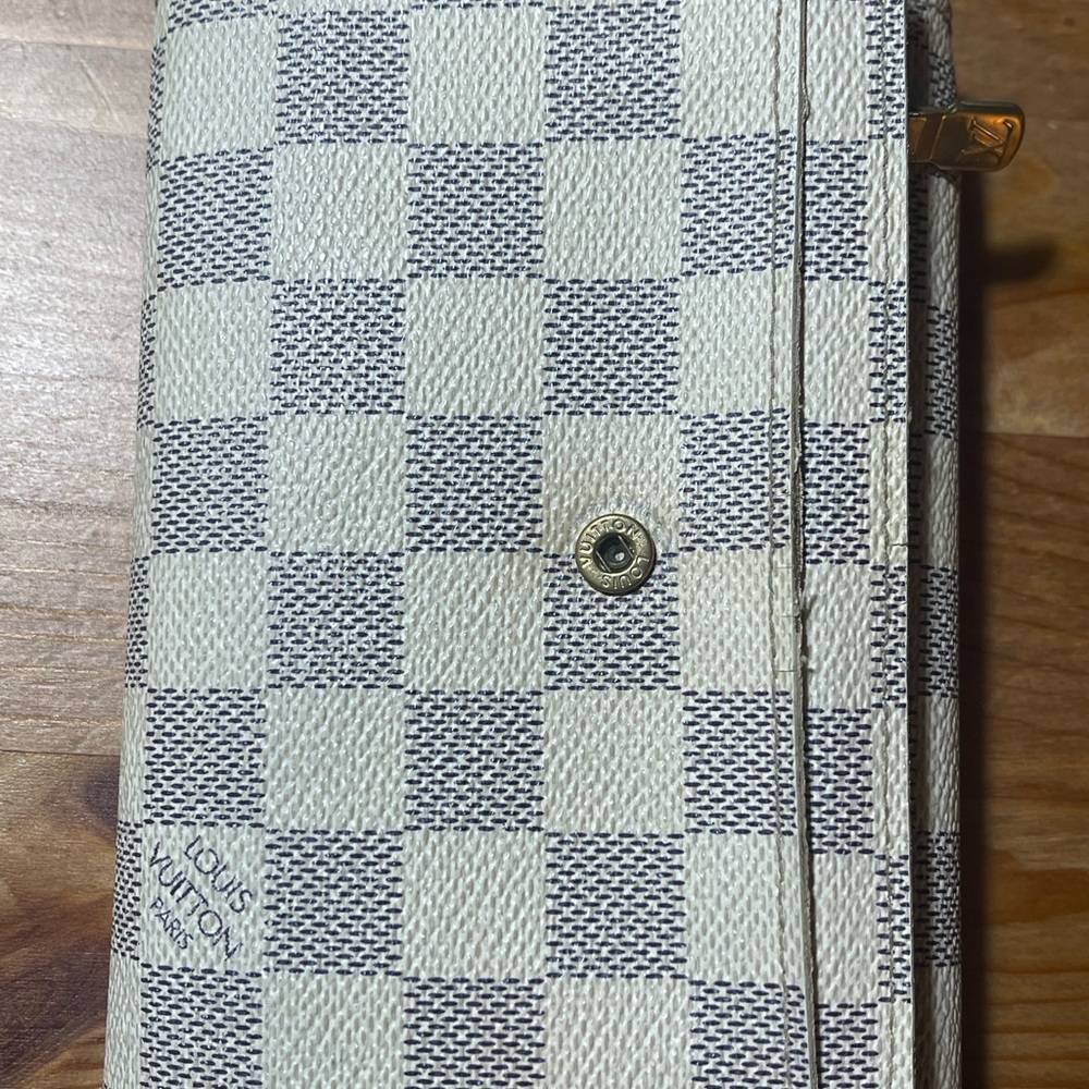 10889 Louis Vuitton Damier Azur wallet Vintage Rare cards and photo - Picture 4 of 16